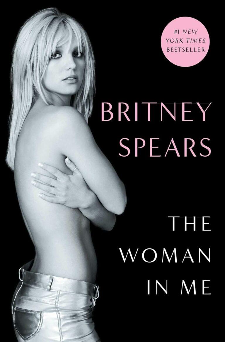 The book cover image for Britney Spears book, The Woman in Me.